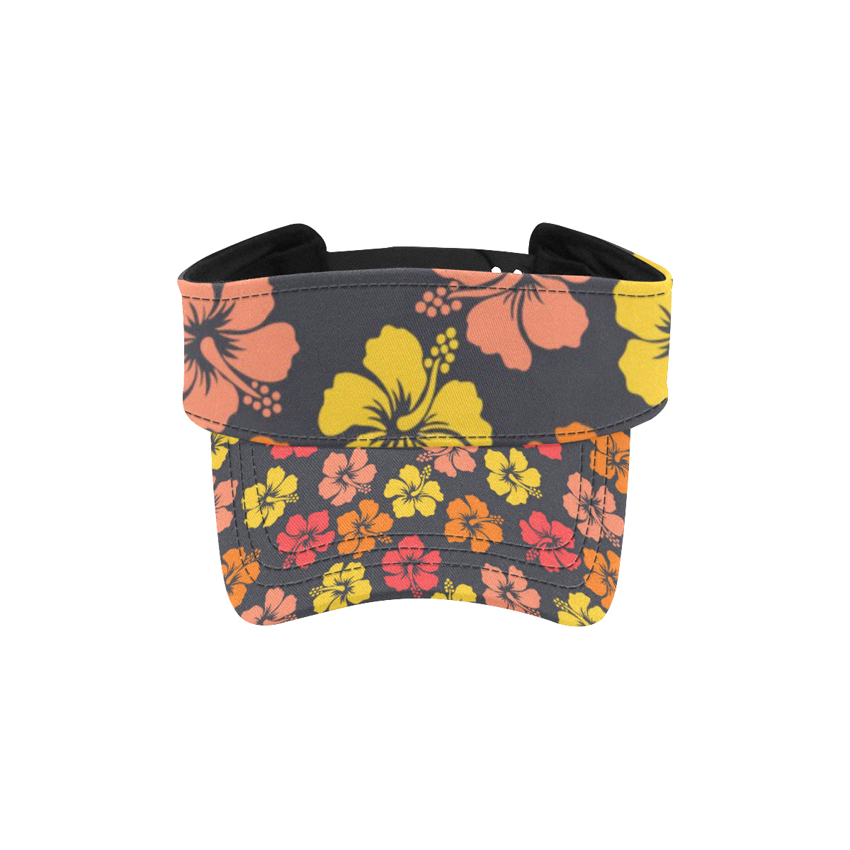 Hibiscus Pattern Print Design HB024 Unisex Sun Visor