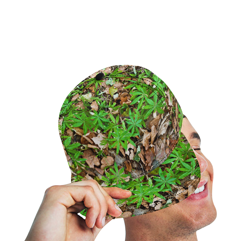 Camouflage Realistic Tree Fresh Print Snapback Cap