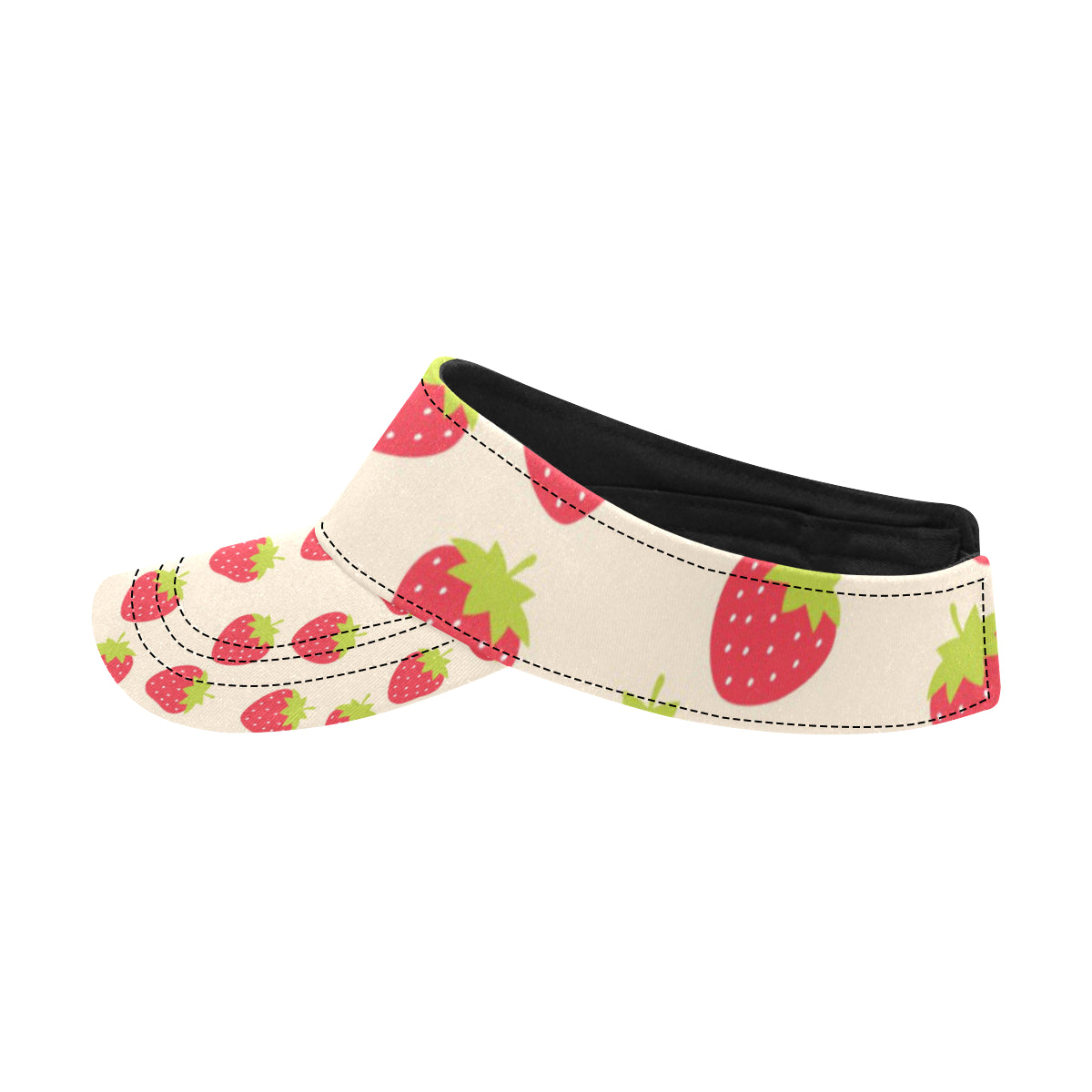 Strawberry Pattern Print Design SB02 Unisex Sun Visor