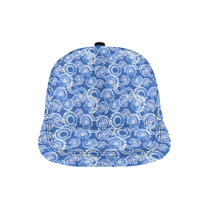 Tie Dye Blue Design Print Snapback Cap