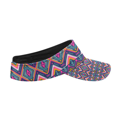 Indian Navajo Pink Themed Design Print Unisex Sun Visor