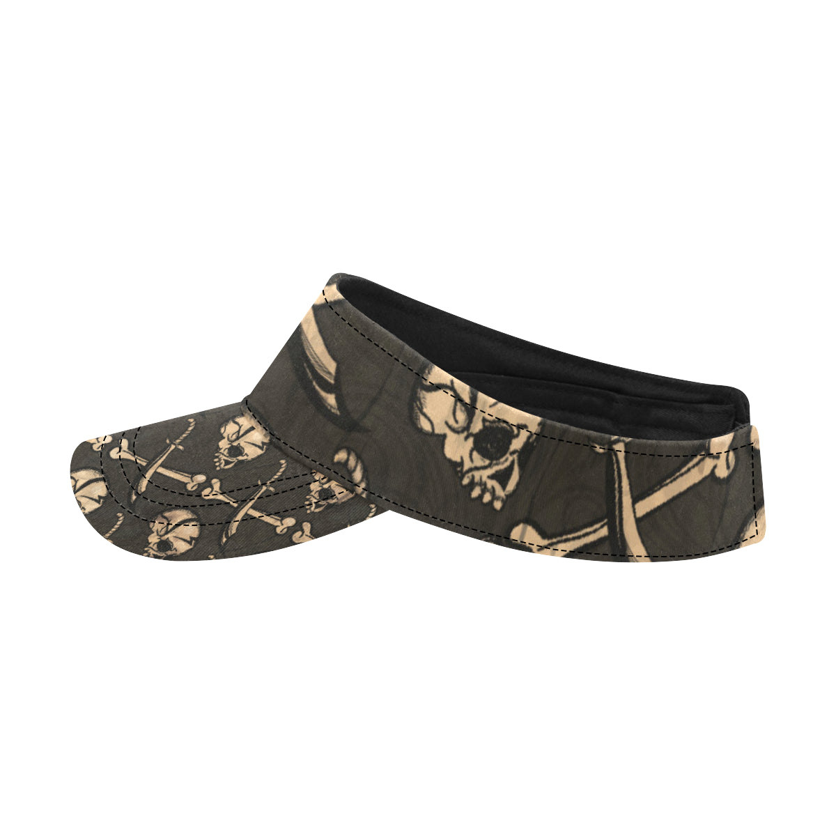 Pirate Pattern Print Design A03 Unisex Sun Visor