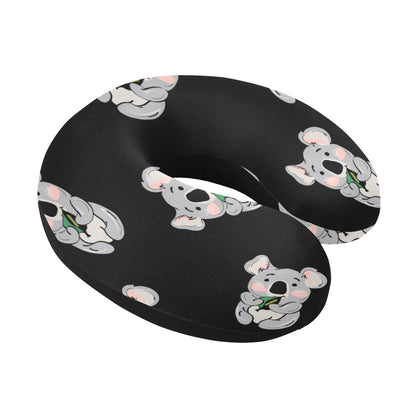 Koala Pattern Print Design 05 U-Shaped Travel Neck Pillow