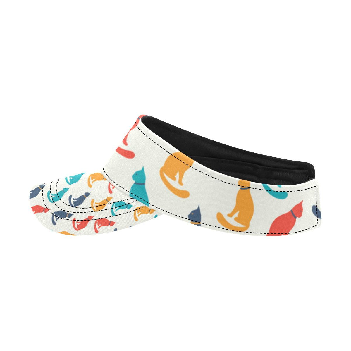 Cat Pattern Print Design 03 Unisex Sun Visor