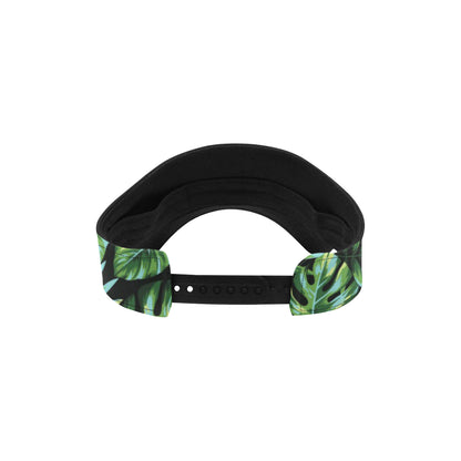 Palm Leaves Pattern Print Design PL013 Unisex Sun Visor