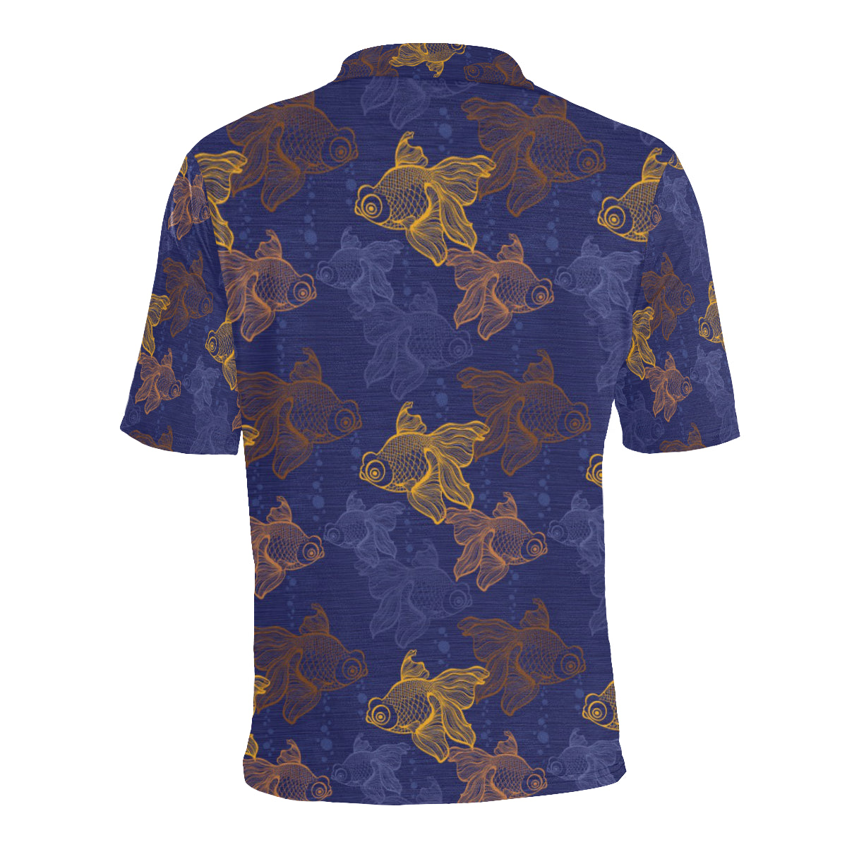 Goldfish Pattern Print Design 01 Men Polo Shirt