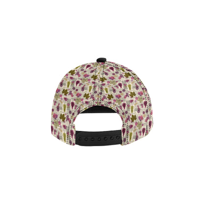 Wine Style Design Print Snapback Cap