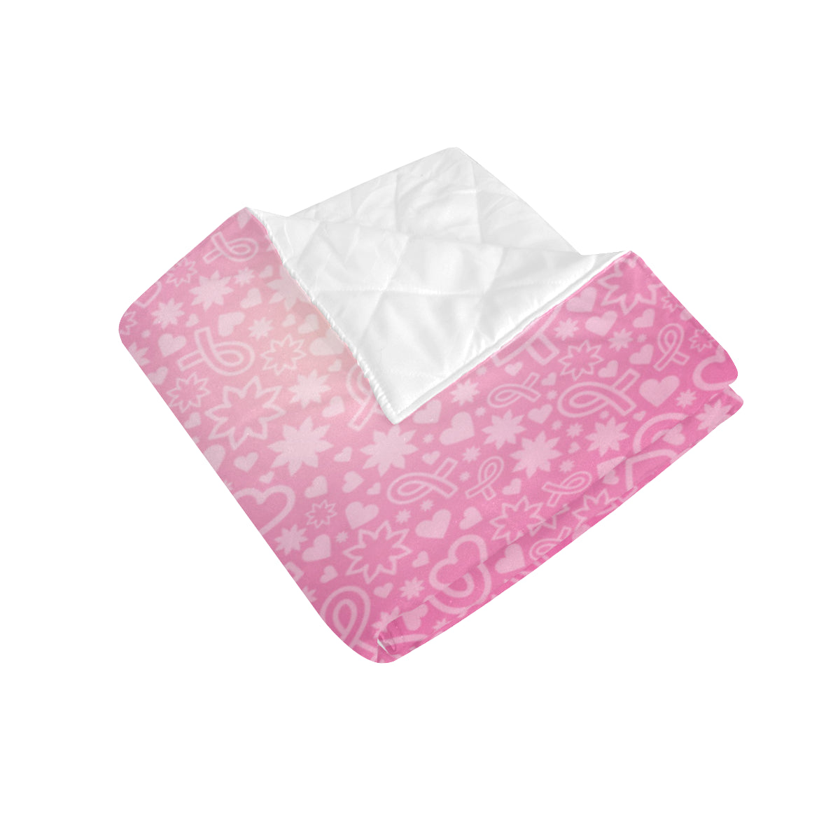 Breast cancer Pattern Print Design 02 Premium Quilt