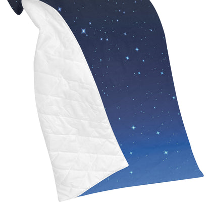 Night sky Pattern Print Design A01 Premium Quilt