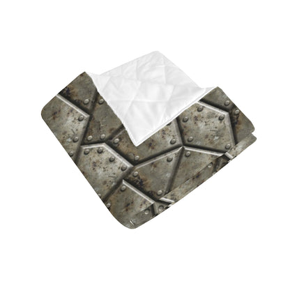 Armor Pattern Print Design 01 Premium Quilt