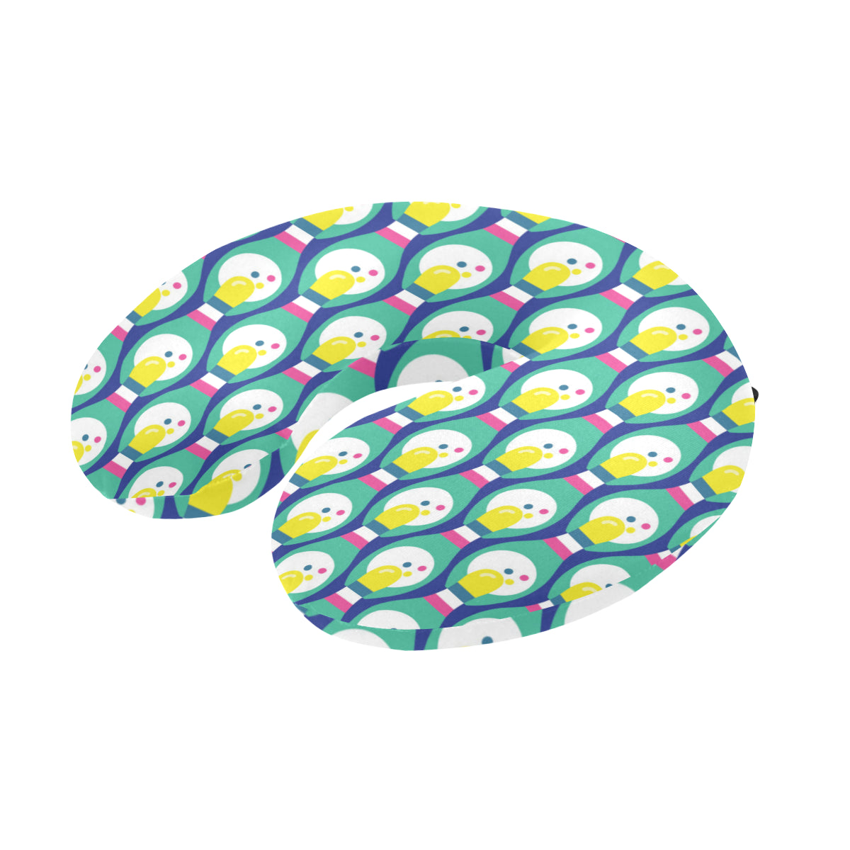 Bowling Pattern Print Design 04 U-Shaped Travel Neck Pillow