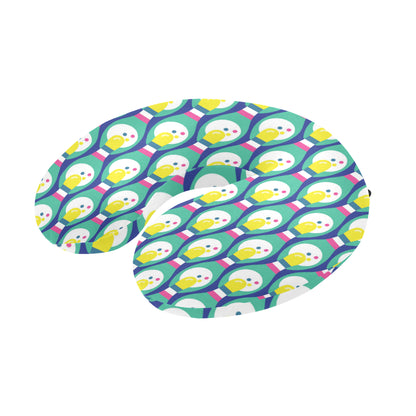 Bowling Pattern Print Design 04 U-Shaped Travel Neck Pillow
