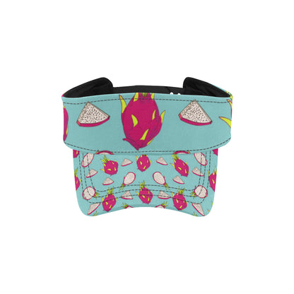 Dragonfruit Pattern Print Design DF01 Unisex Sun Visor