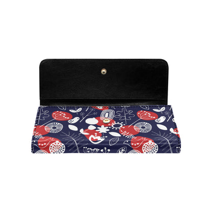 Nordic Pattern Print Design A02 Women's Trifold Wallet