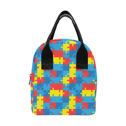 Autism Awareness Design Themed Print Insulated Lunch Bag