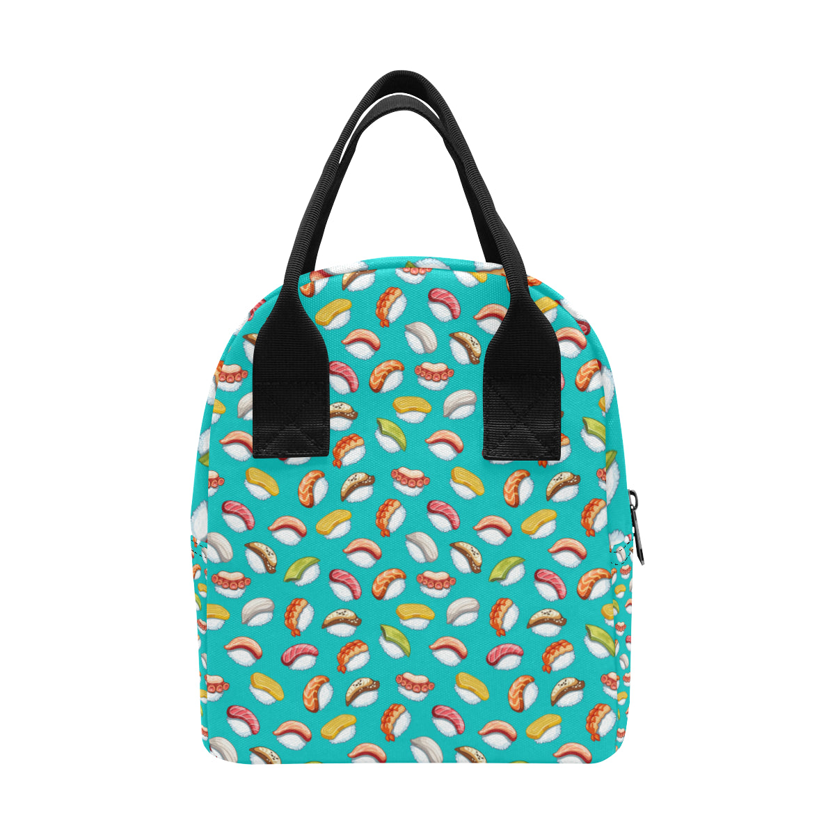 Sushi Themed Print Insulated Lunch Bag