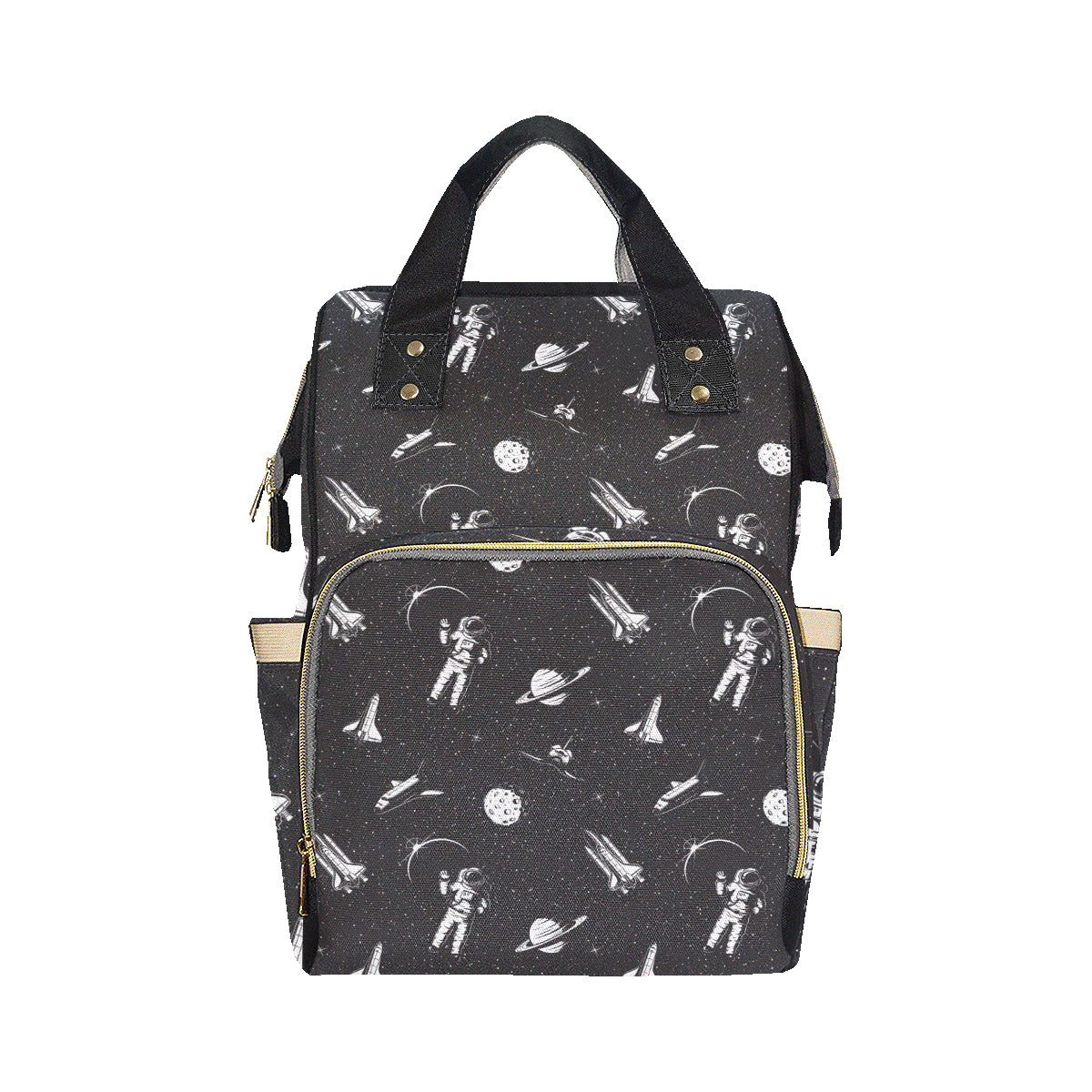 Space Pattern Diaper Bag Backpack
