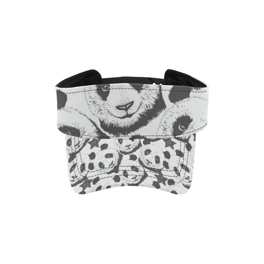 Panda Pattern Print Design A02 Unisex Sun Visor