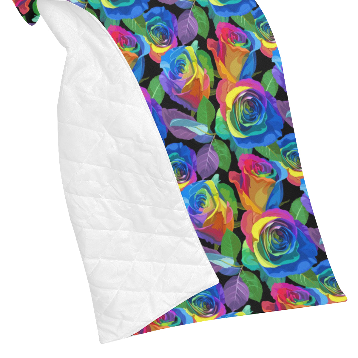 Rose Pattern Print Design RO02 Premium Quilt