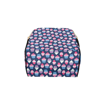 Cupcake Pattern Print Design CP04 Diaper Bag Backpack