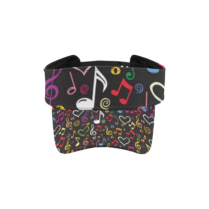 Music note Pattern Print Design A01 Unisex Sun Visor