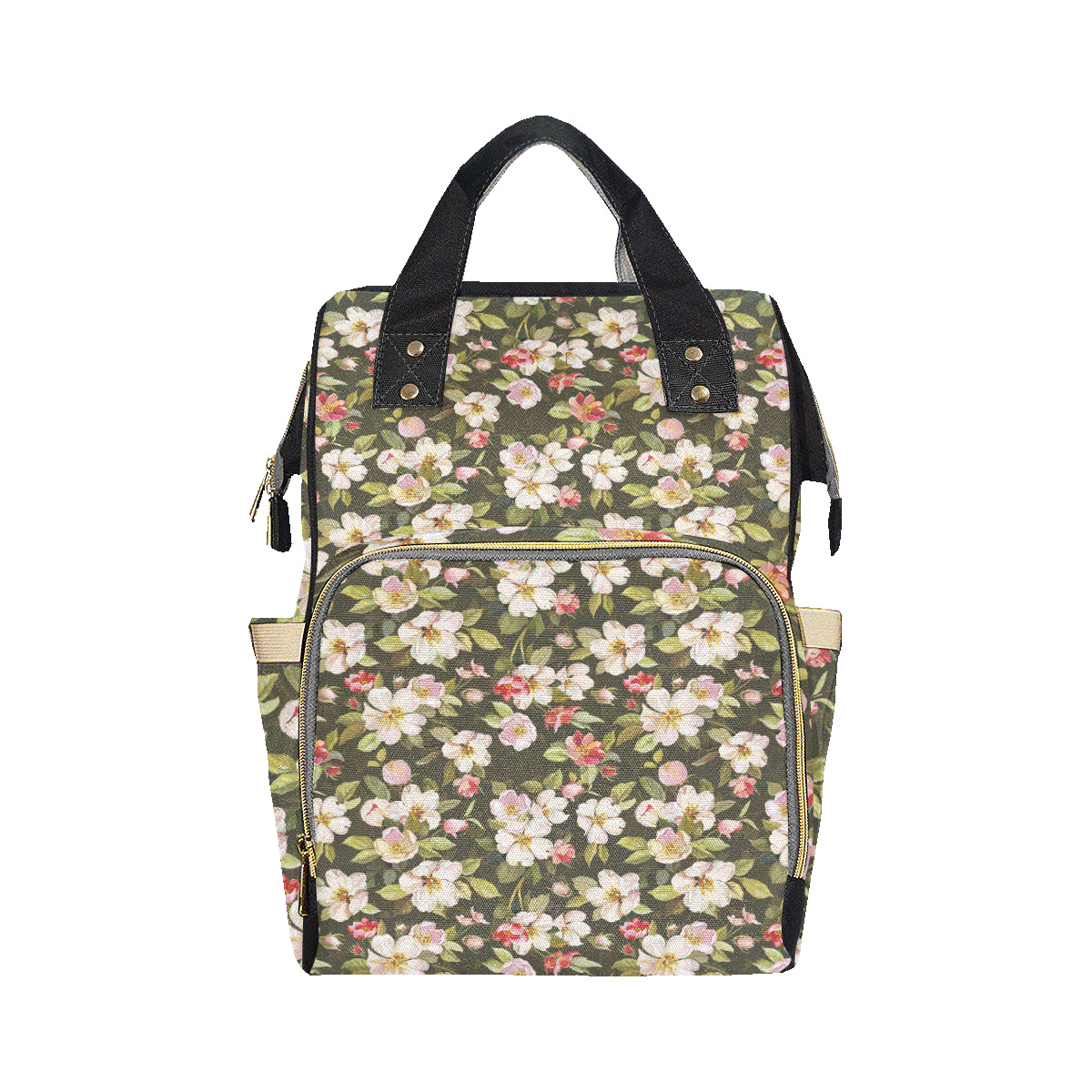 Apple blossom Pattern Print Design AB01 Diaper Bag Backpack