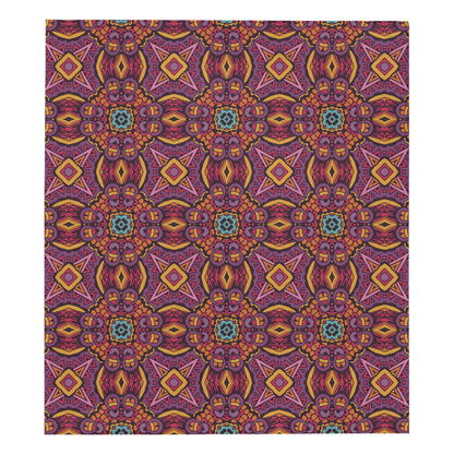 Bohemian Pattern Print Design 10 Premium Quilt