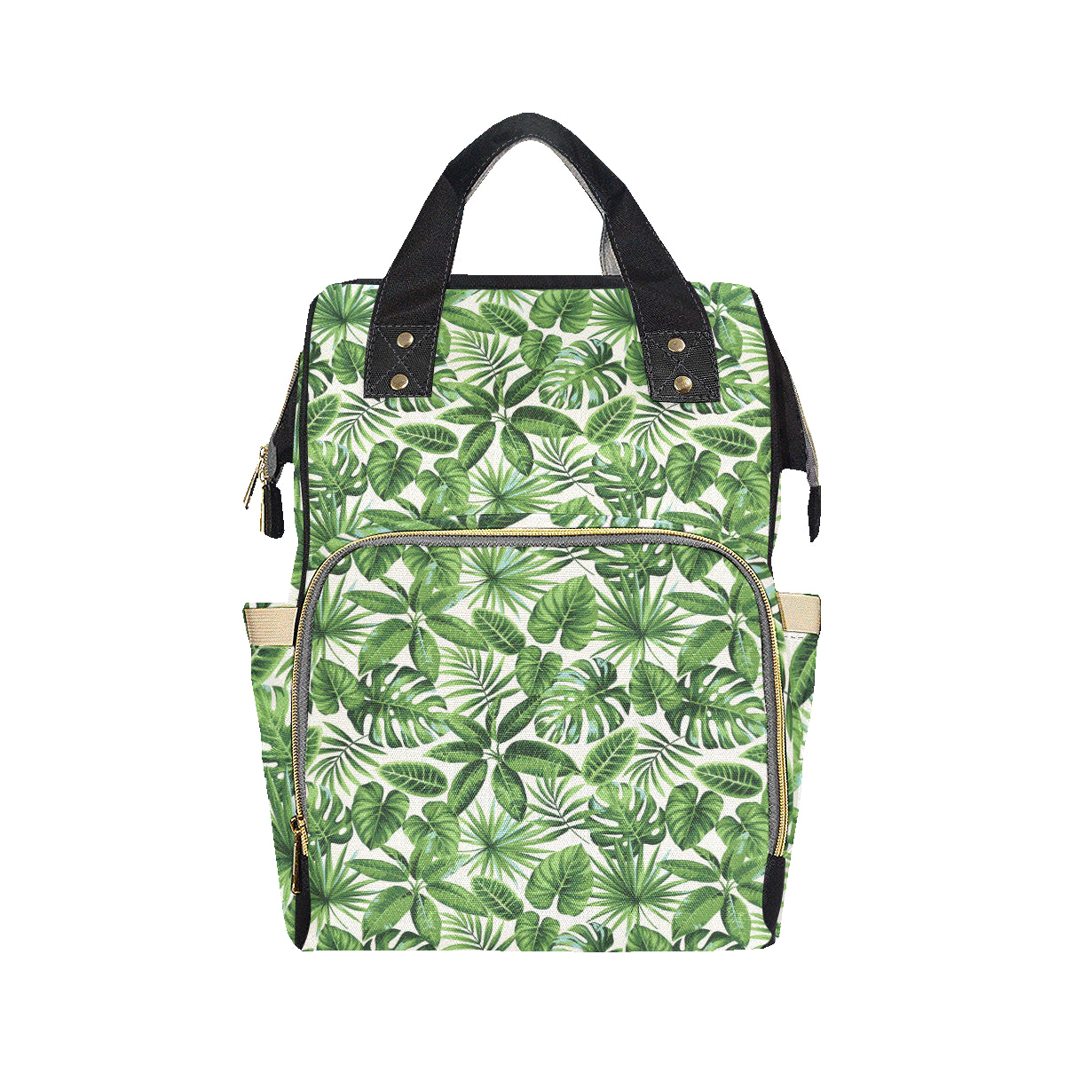 Tropical Flower Pattern Print Design TF013 Diaper Bag Backpack