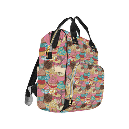 Cupcake Pattern Print Design CP01 Diaper Bag Backpack