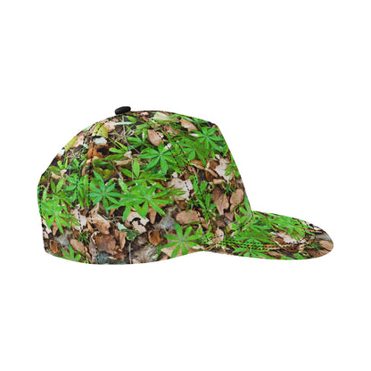 Camouflage Realistic Tree Fresh Print Snapback Cap