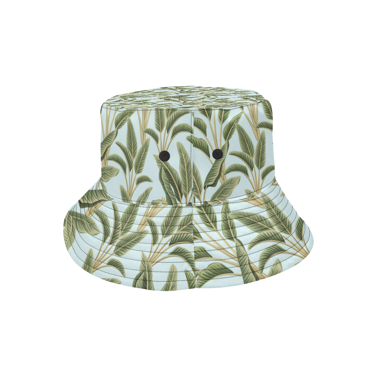 Banana Leaf Pattern Print Design BL03 Unisex Bucket Hat