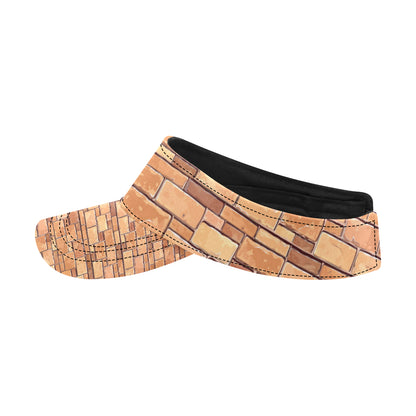 Brick Pattern Print Design 01 Unisex Sun Visor