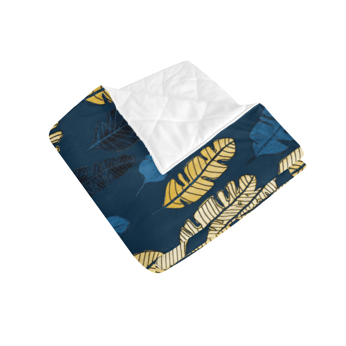 Banana Leaf Pattern Print Design BL09 Premium Quilt