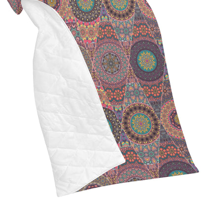 Bohemian Pattern Print Design 07 Premium Quilt