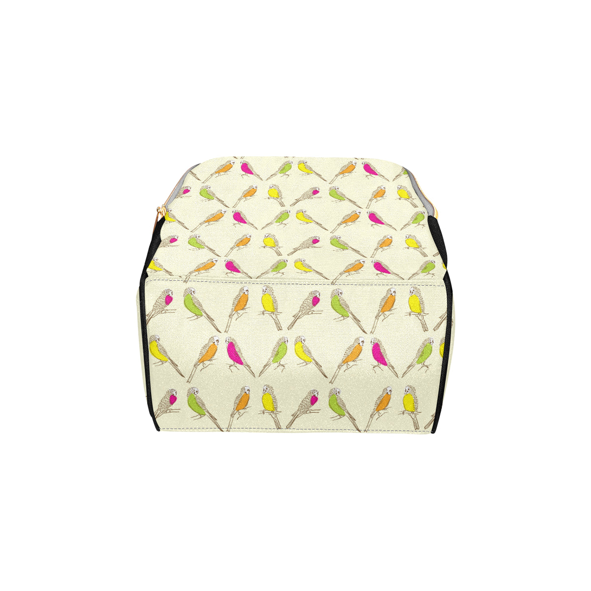 Parakeet Pattern Print Design A01 Diaper Bag Backpack