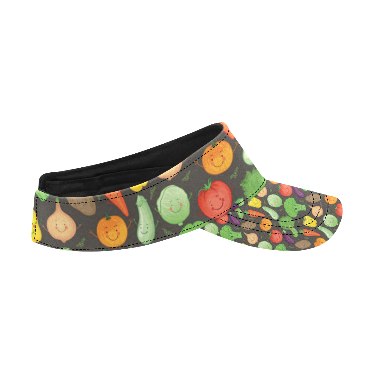 Vegan Funny Themed Design Print Unisex Sun Visor