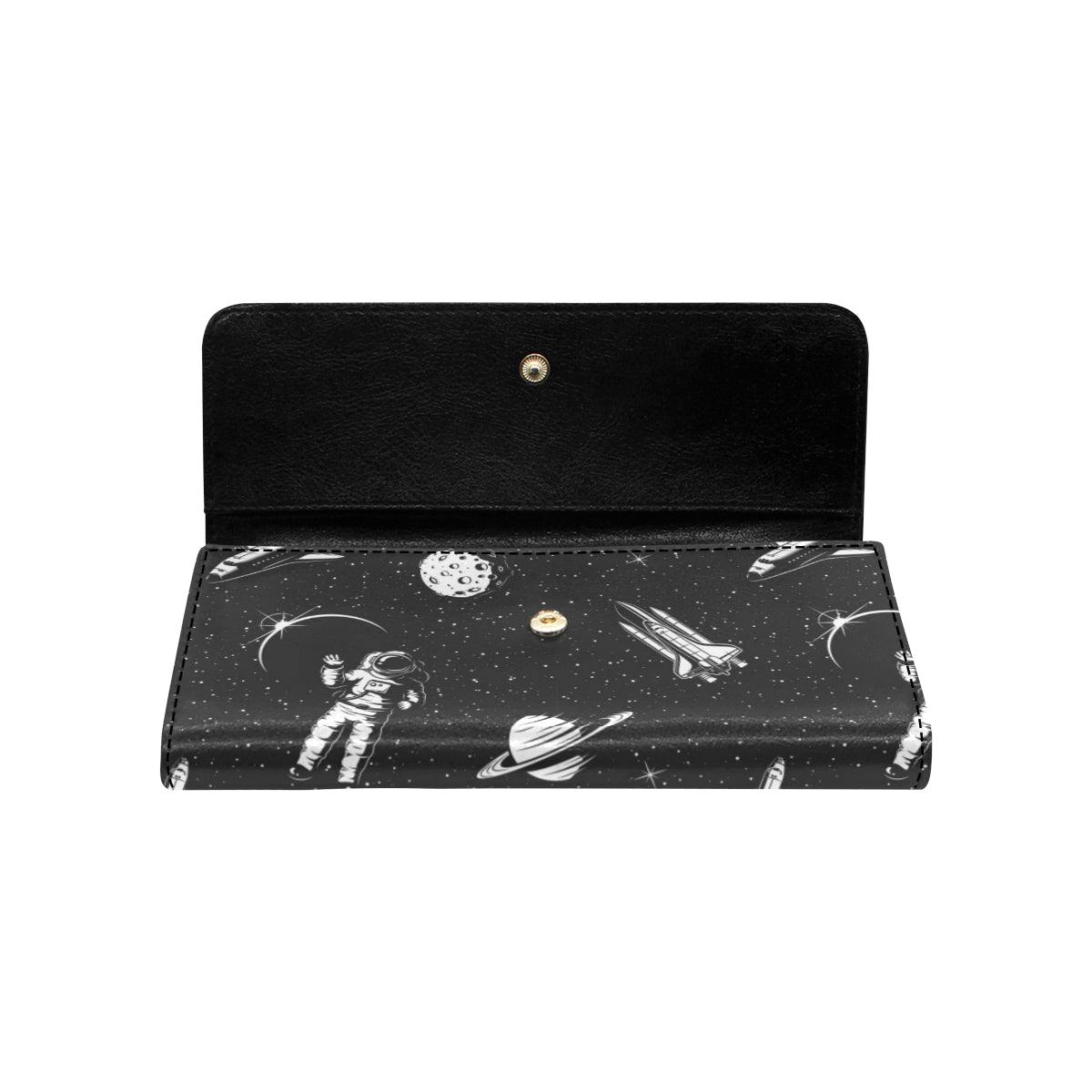 Space Pattern Women's Trifold Wallet
