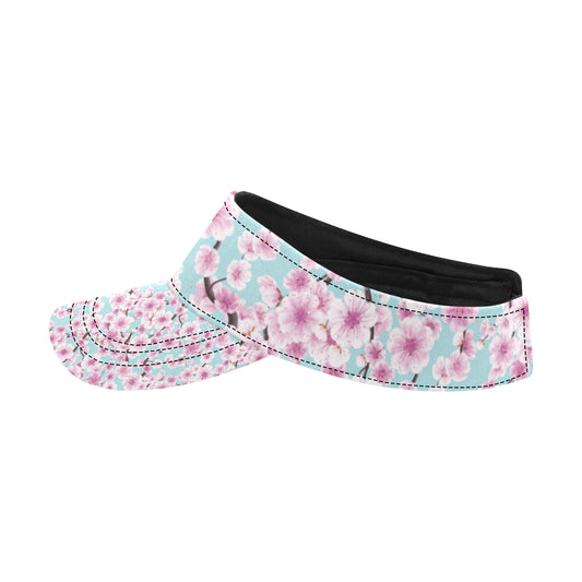 Cherry Blossom Pattern Print Design 01 Unisex Sun Visor