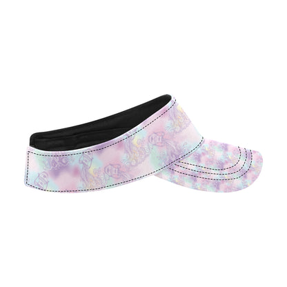 Aquarius Zodiac Pattern Print Design 01 Unisex Sun Visor