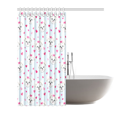 Maltese Pattern Print Design 03 Shower Curtain