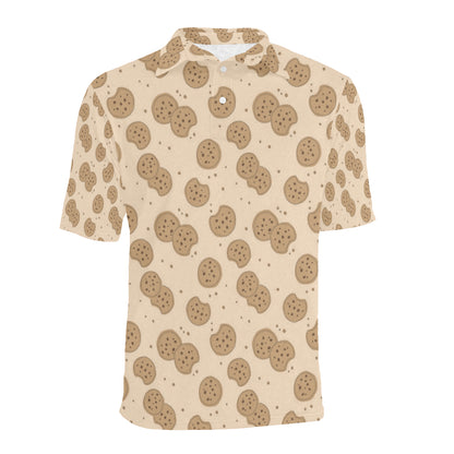 Biscuit Pattern Print Design 02 Men Polo Shirt