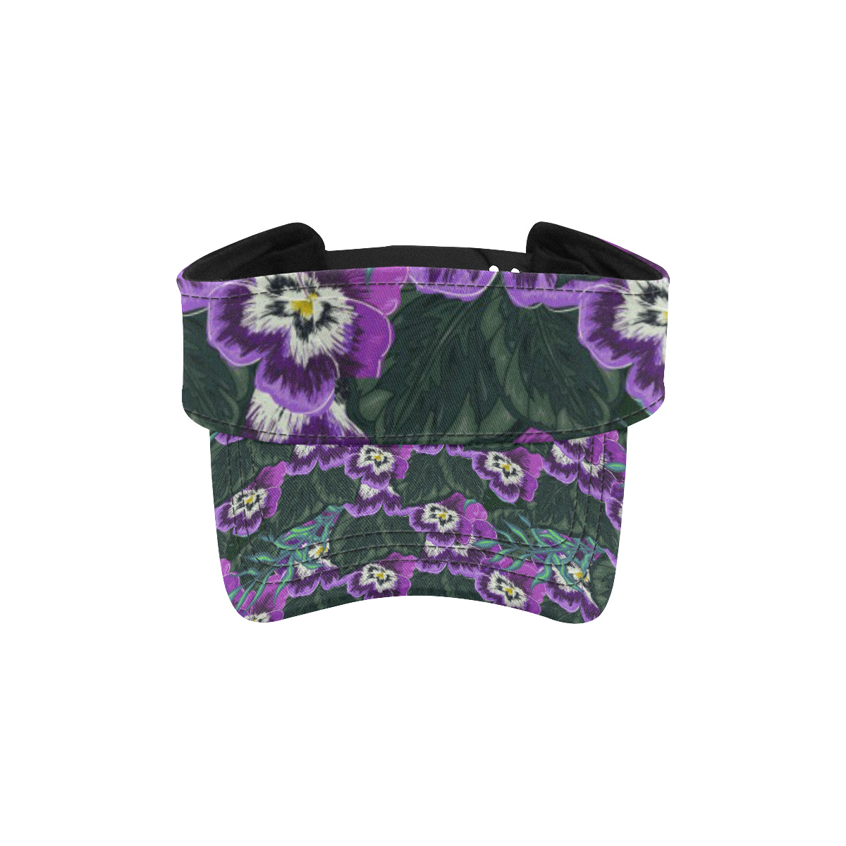 Pansy Pattern Print Design PS07 Unisex Sun Visor