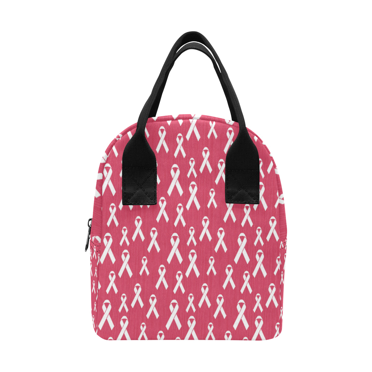 Breast Cancer Awareness Symbol Insulated Lunch Bag