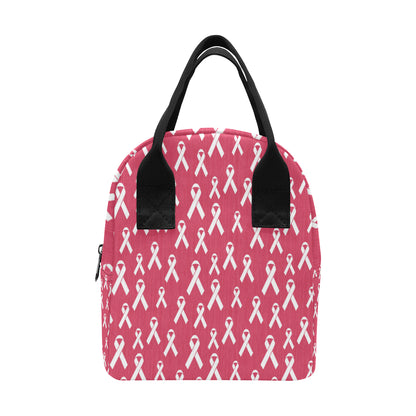 Breast Cancer Awareness Symbol Insulated Lunch Bag