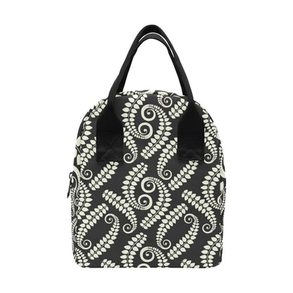Fern Leave Print Pattern Insulated Lunch Bag