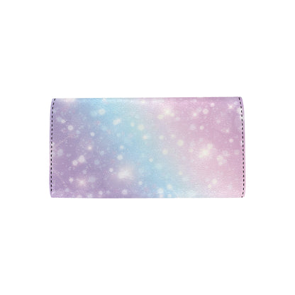 Cosmic Pastel Pattern Print Design 02 Women's Trifold Wallet
