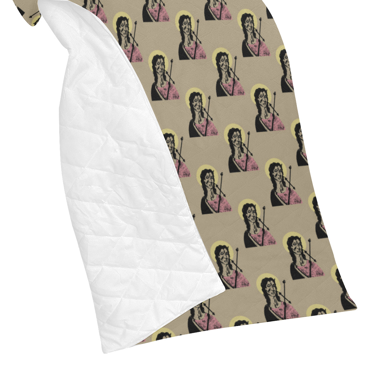 Christian Pattern Print Design 04 Premium Quilt