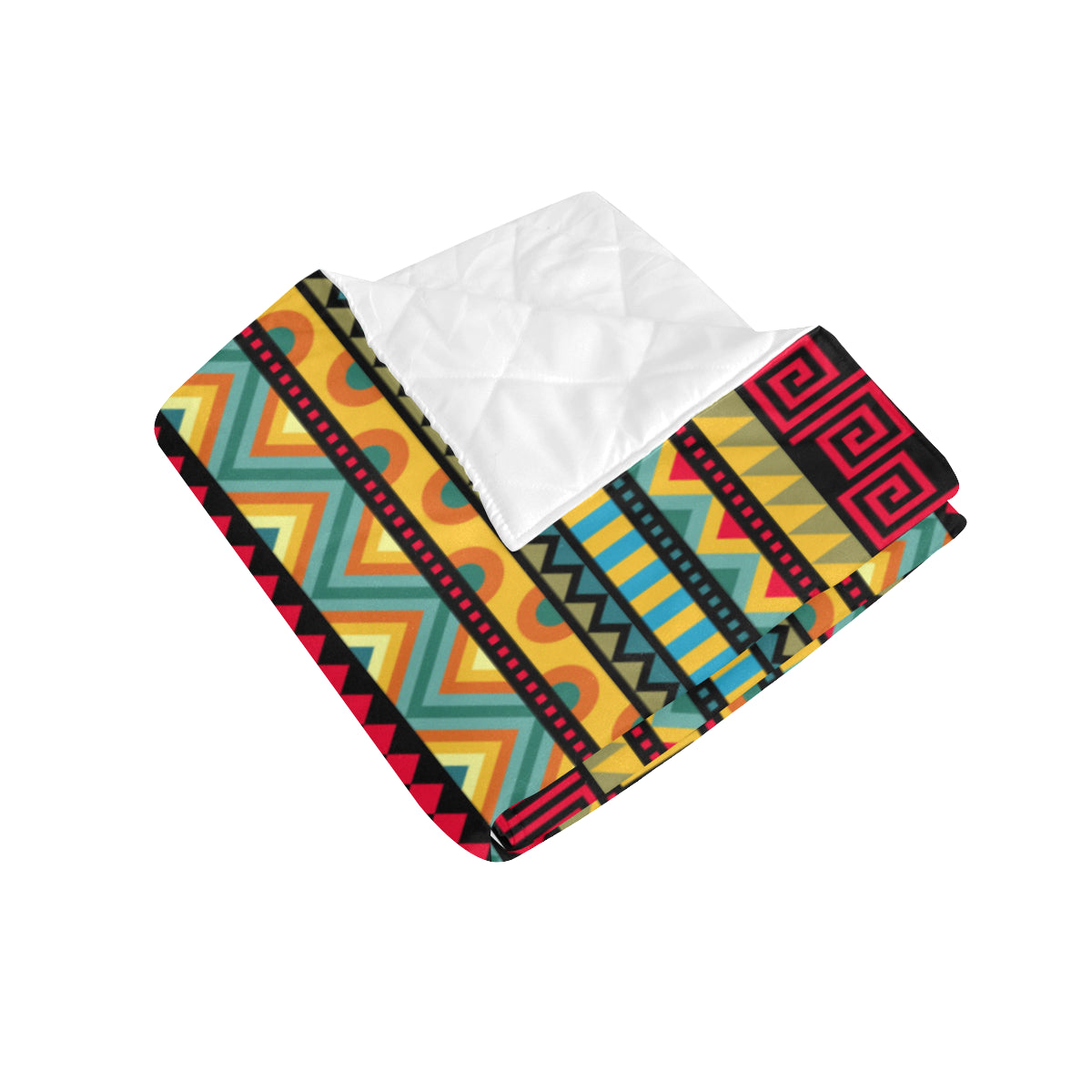 African Pattern Print Design 03 Premium Quilt