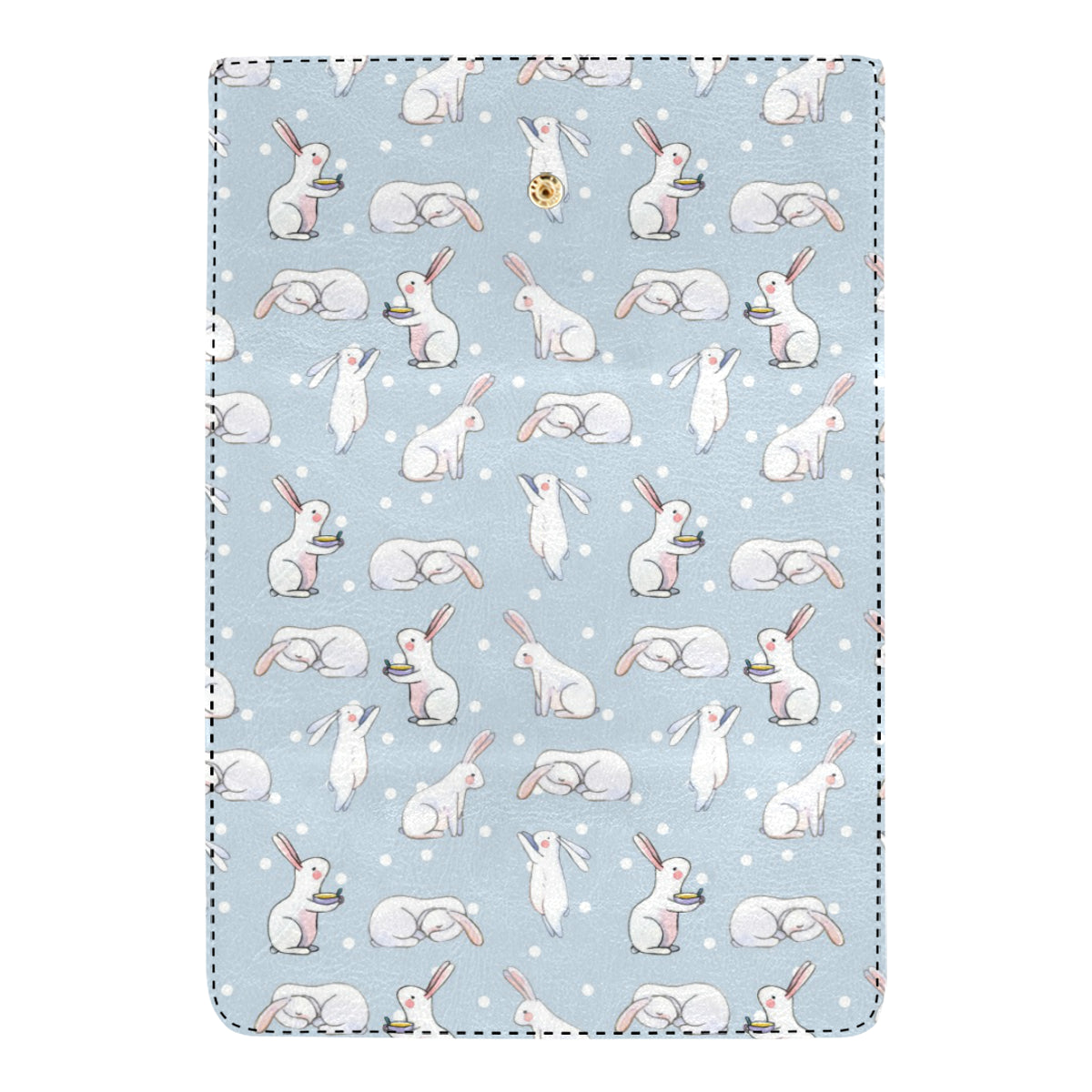 Rabbit Pattern Print Design RB06 Women's Trifold Wallet