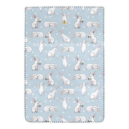Rabbit Pattern Print Design RB06 Women's Trifold Wallet